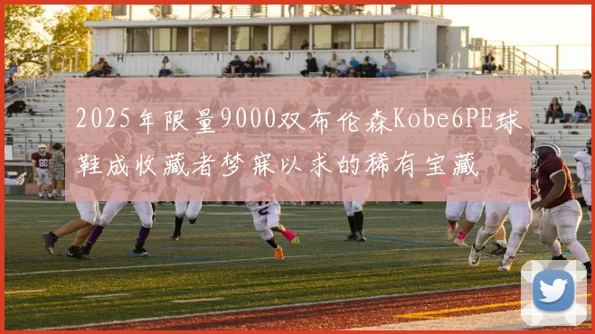 2025年限量9000双布伦森Kobe6PE球鞋成收藏者梦寐以求的稀有宝藏