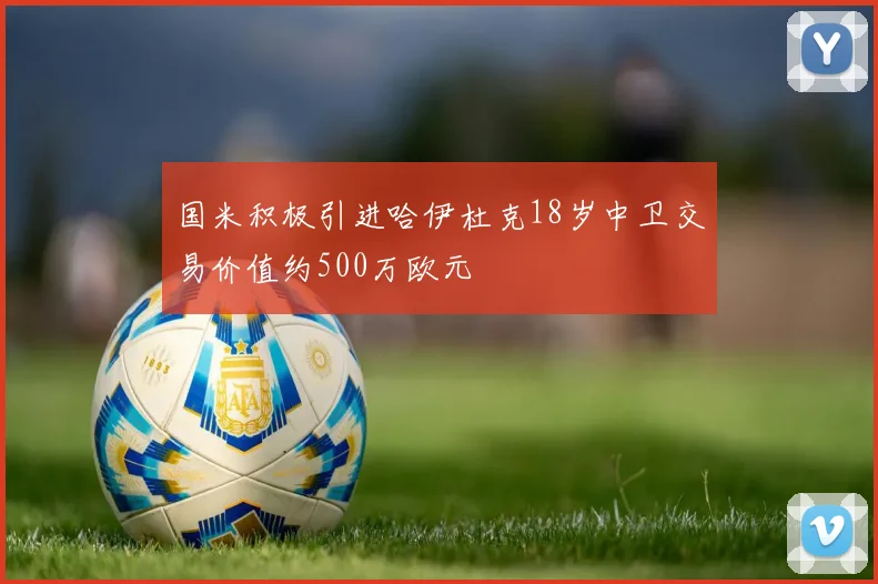国米积极引进哈伊杜克18岁中卫交易价值约500万欧元